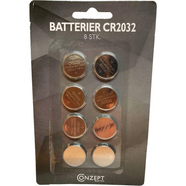 Billede af Conzept Knapcellebatteri CR2032 8-pak