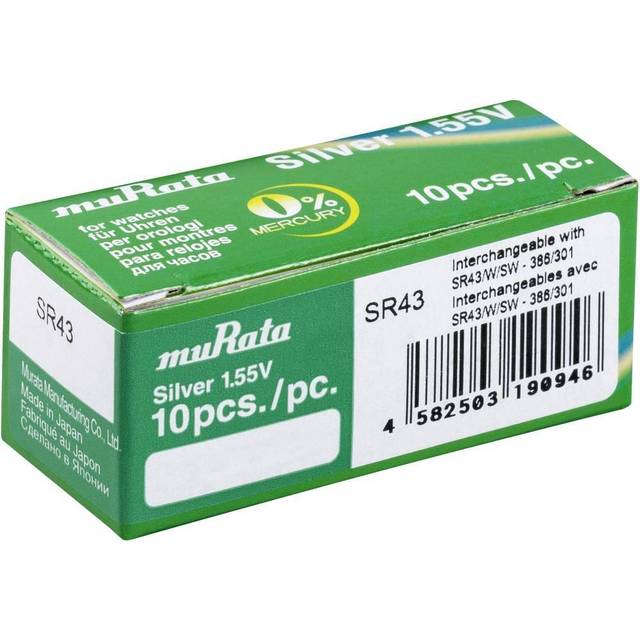Billede af Murata 248375 Knapcellebatteri 10 stk